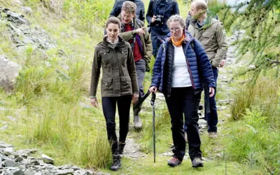 Kate Middleton shares sweet moment with boy in wheelchair during mountain climbing challenge