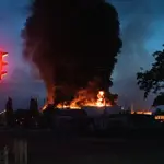 Russian drone and missile strike hits Kyiv overnight, leaves casualties
