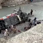 Passenger coach falls into ravine, 40 killed in Balochistan