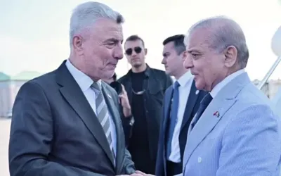 PM Shehbaz Sharif arrives in Istanbul for Türkiye visit