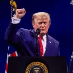 Trump hails US, blasts 'communists' in 250th anniversary speech