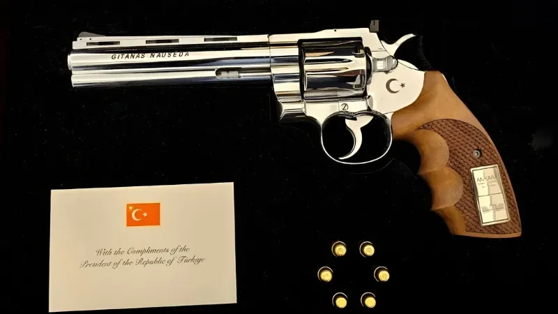Turkey's Erdogan gifts every NATO leader revolver conundrum as farewell gift