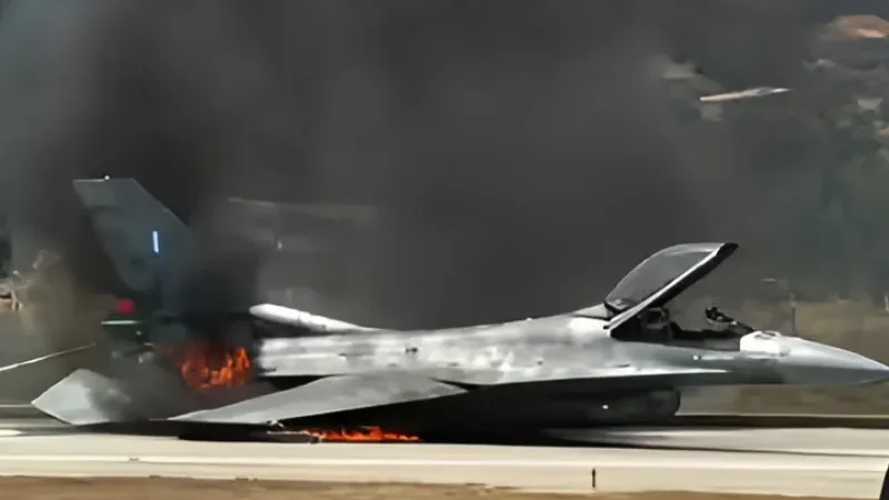 Greek F-16 fighter jet crash-lands at Zakynthos Airport