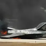 Greek F-16 fighter jet crash-lands at Zakynthos Airport