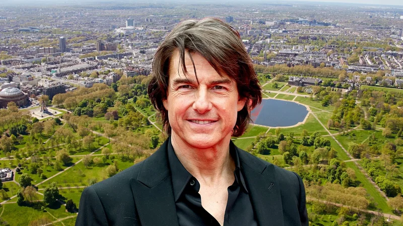 Tom Cruise leaves