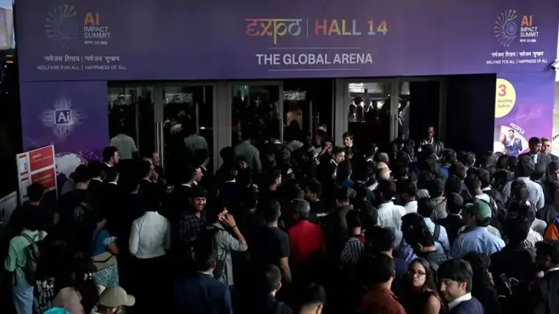 First day of India AI impact summit draws criticism over poor management