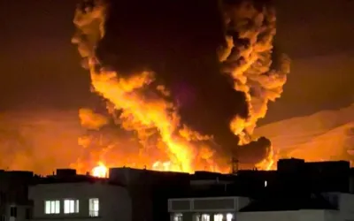 US and Israel launch intense airstrikes, Oil depot destroyed in Tehran