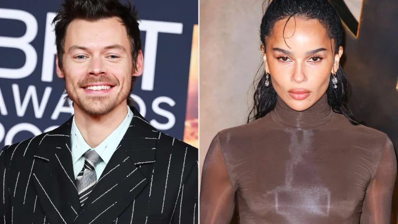 Harry Styles and Zoë Kravitz