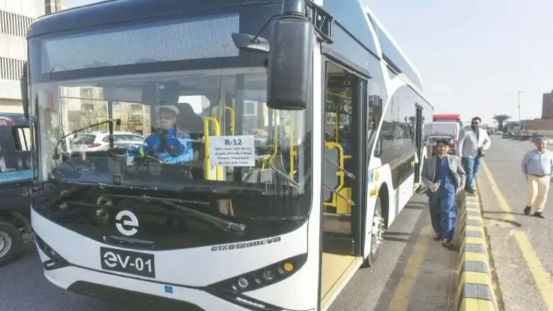 New electric bus route announced in Karachi