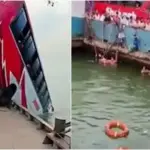 Bus falls into river while boarding ferry in Bangladesh, leaving 24 dead