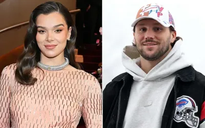 Hollywood meets NFL: Steinfeld and Allen celebrate parenthood