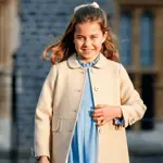 Princess Charlotte wows in blue self-portrait dress at Easter Service last night