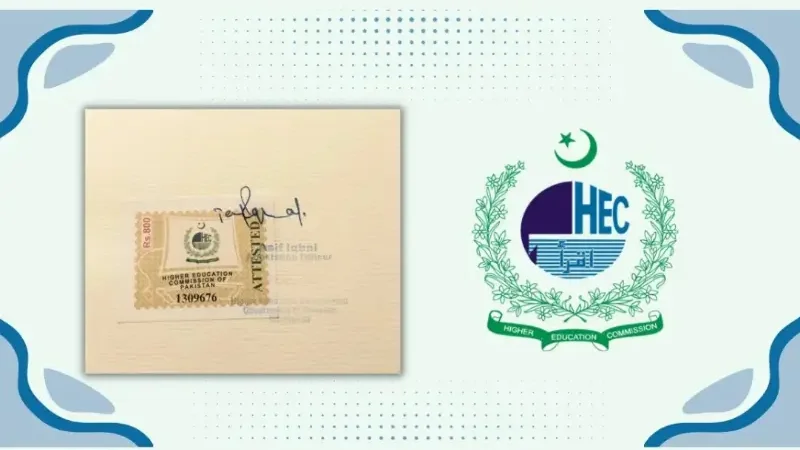 Here's how to apply online for HEC degree attestation: Check per document fee