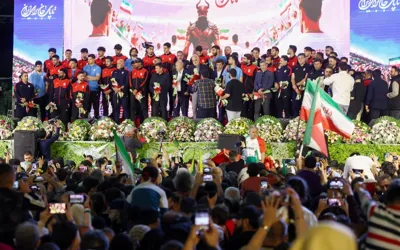 Iran’s World Cup squad receives massive public support in Tehran