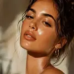 Sweaty skin makeup is summer trend for a fresh, glowing look