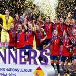 Spain dominate Germany 3–0 to lift Women’s Nations League Trophy
