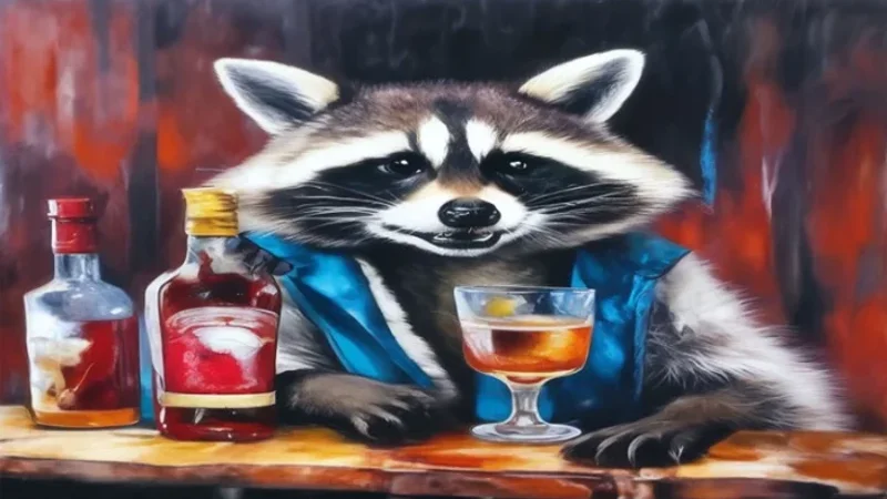 Raccoon-drunk-alcohol