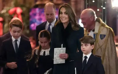 Princess Kate sparkles at Christmas carol service: Beatrice and Eugenie miss event