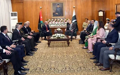 King Abdullah II Meets President Zardari, Discuss to strengthen bilateral ties