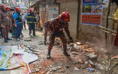 At least three killed as strong 5.5 magnitude earthquake strikes near Dhaka