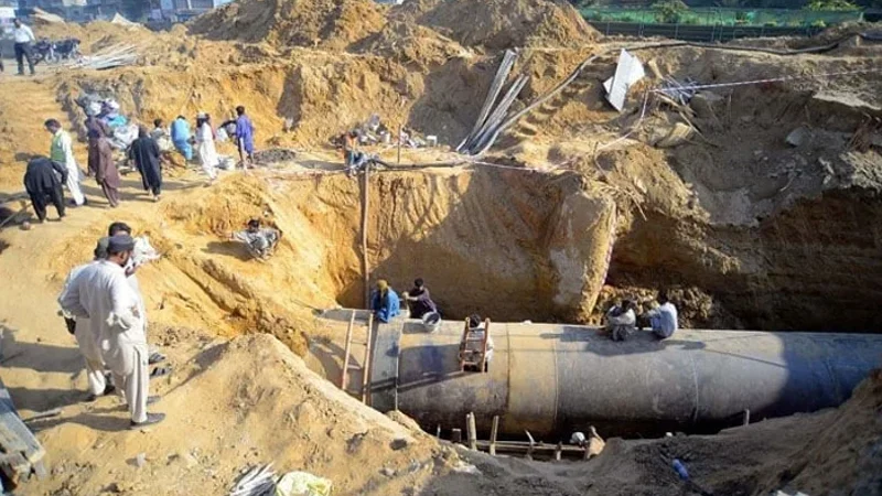 Water-pipe-line