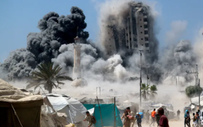Israel bombs Gaza homes, military intercepts final aid flotilla
