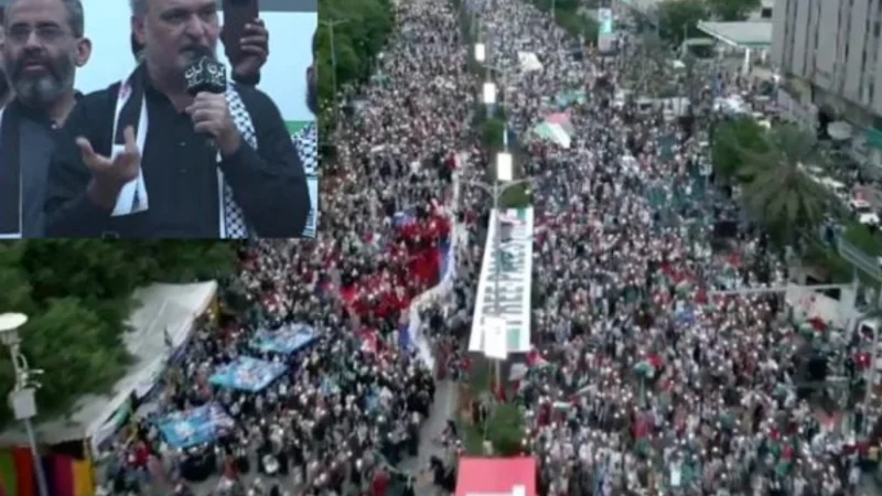 Jamaat-e-Islami holds massive Gaza solidarity March in Karachi