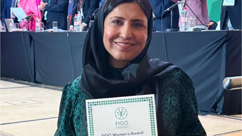 Dr Ayesha becomes Pakistan’s first representative in FIGO