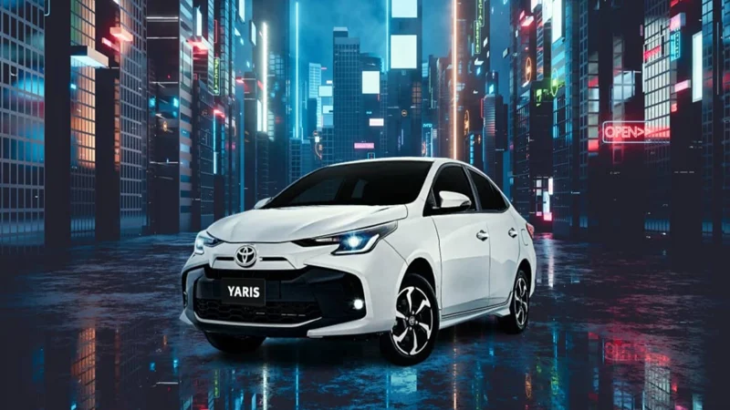 Toyota Yaris 1.3 MT, CVT new registration fee for Sep 2025