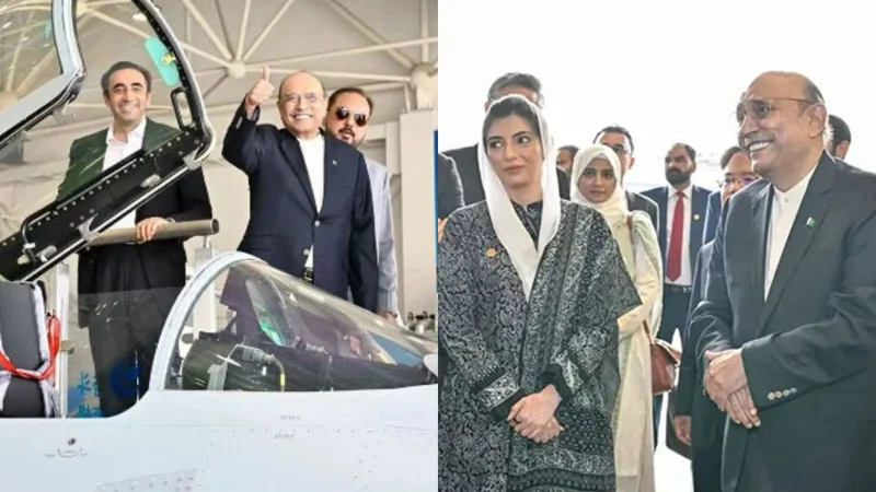President Zardari visits China’s advanced aircraft manufacturing complex