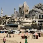 Gaza City residents forced to flee as Israel carries out intense strikes