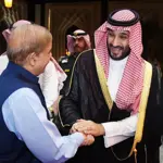 PM Shehbaz arrives in Saudi Arabia with delegation