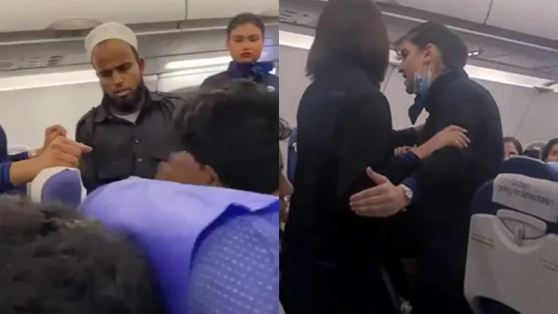 Muslim passenger slapped on Indian plane, video goes Viral