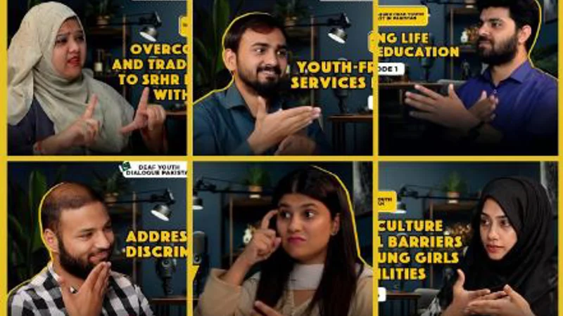 Pakistan's first podcast in Sign Language
