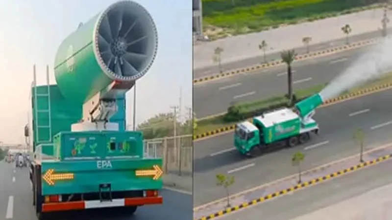 Lahore unveils AI-controlled vehicles to fight smog, pollution