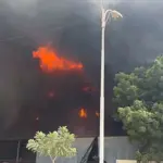 Massive fire breaks out at Landhi Export Processing Zone Factory