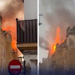 Massive fire erupts at historic mosque-cathedral of Córdoba in Spain
