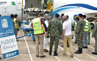 PAF provides food and medicines to flood-affected areas of Gilgit-Baltistan