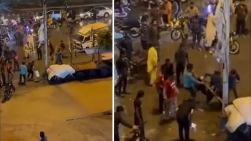 Video of child electrocuted by pole in New Karachi goes viral