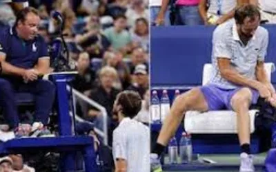Medvedev's US open exit ends in racket-smashing outburst