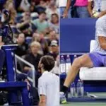 Medvedev's US open exit ends in racket-smashing outburst