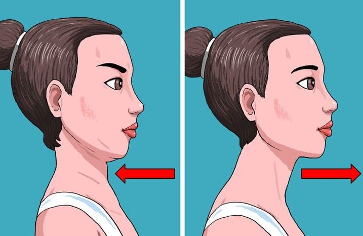 Try these exercises for a firm, defined jawline & neck