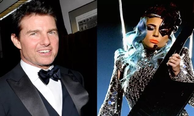 tom cruise with lady gaga