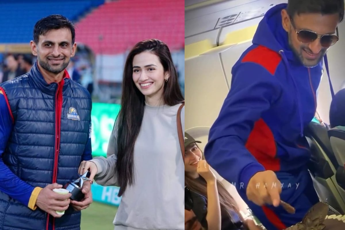 Shoaib Malik and Sana Javed gets warm welcome by airline – Pakistan ...