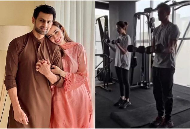 Sana Javed and Shoaib Malik Under Fire After Gym Video