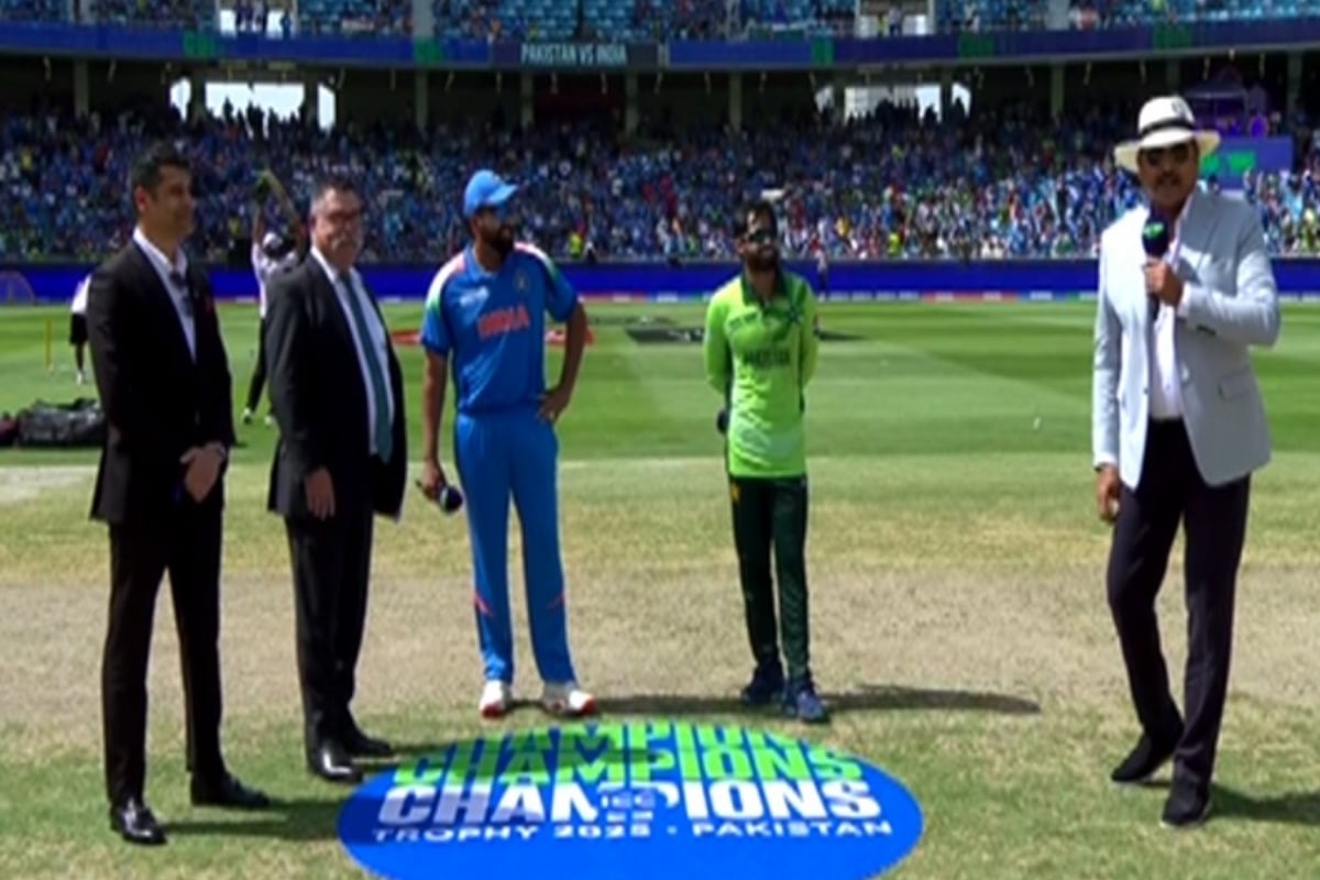 Champions Trophy 2025: Pakistan wins toss, elects to bat first against India