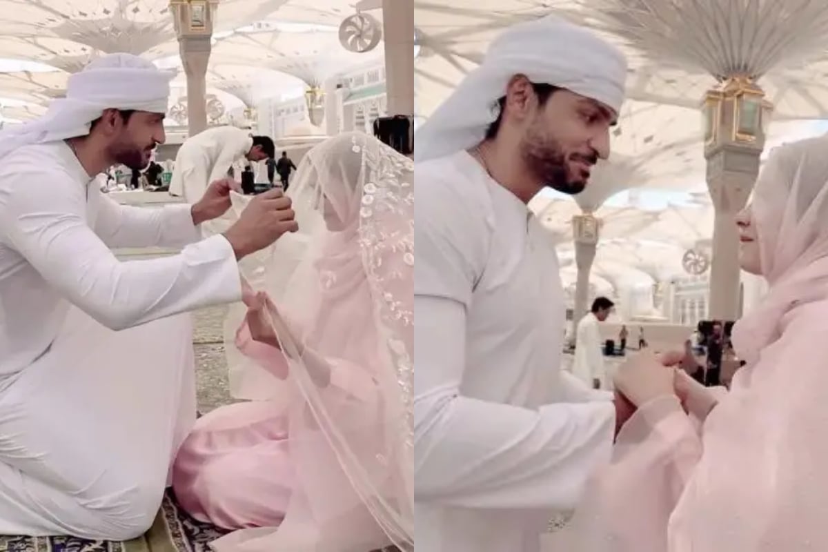 Omer Shahzad's delightful wedding video from Madinah wins hearts: Watch