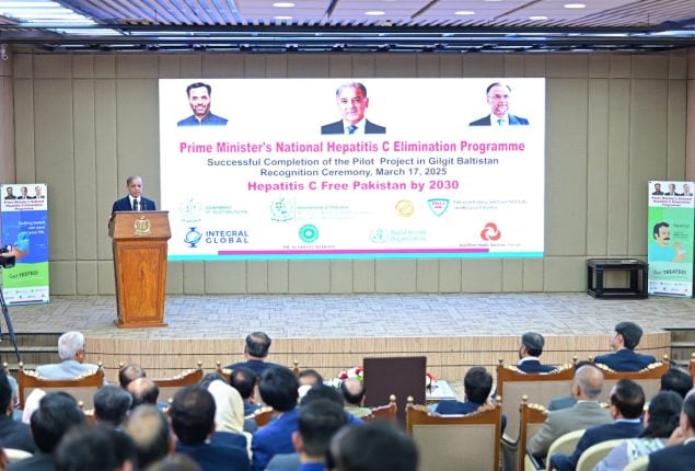 PM calls for coordinated efforts to eradicate Hepatitis C from Pakistan