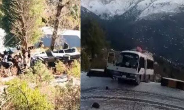 Four people die as passenger coach plunges into ravine in Azad Kashmir